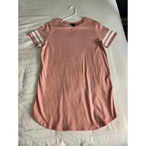 Forever 21 light pink t-shirt dress